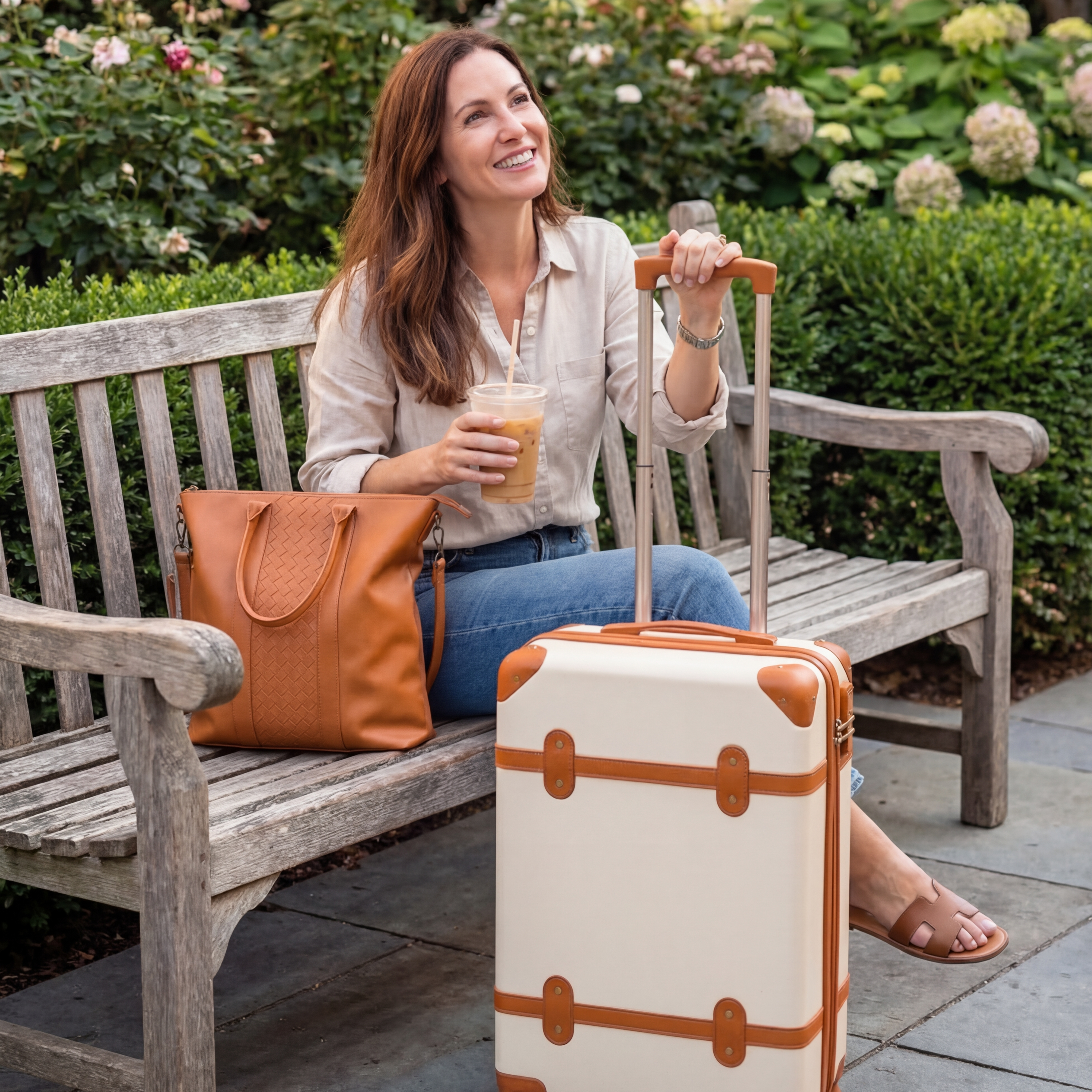 Women's collection - travel tote and luggage