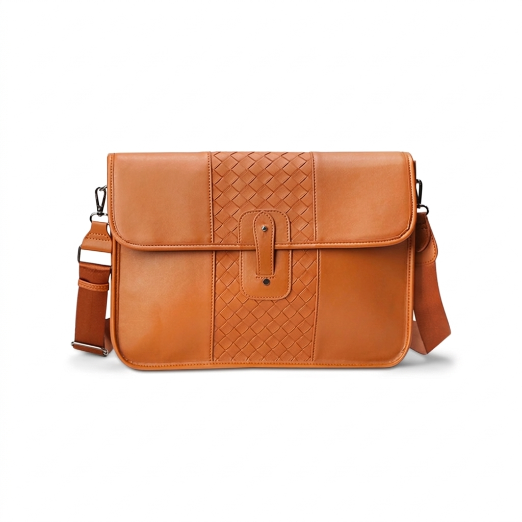 Venezia Woven Messenger Bag