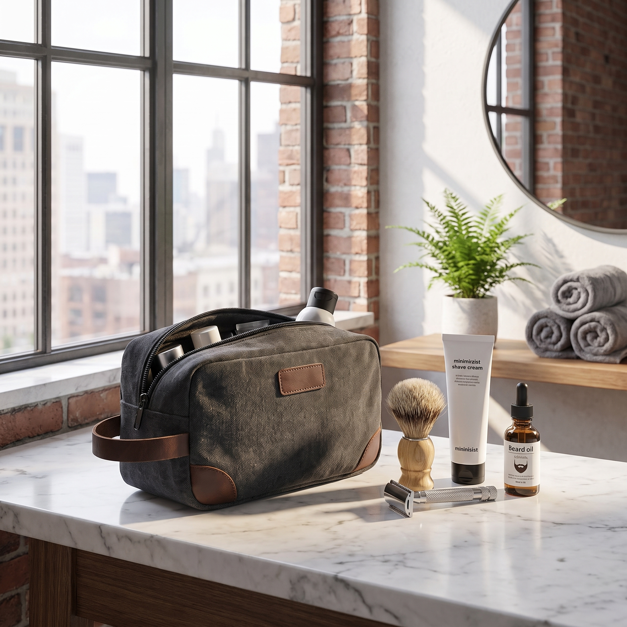 Cotton Canvas Toiletry Bag - urban lifestyle