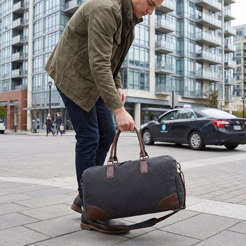 Cotton Canvas Duffle - urban lifestyle