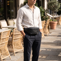 Textured Check Fanny Pack - lifestyle