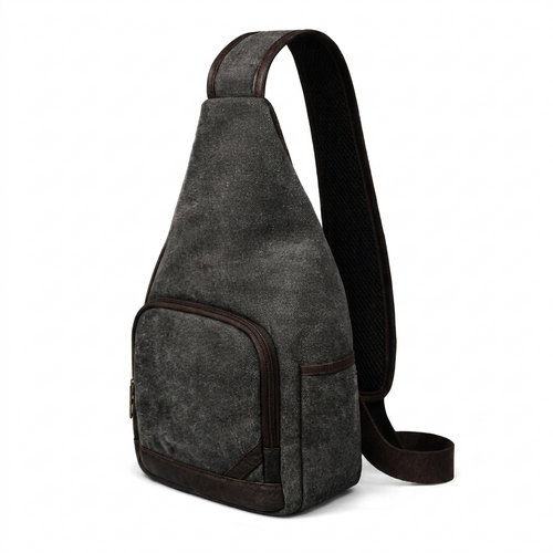 Cotton Canvas Sling Bag